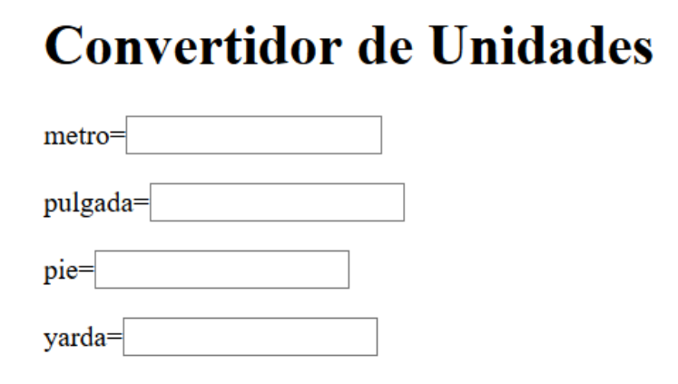 Conversor Unidades