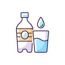 ilustración de un vaso con agua